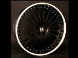 ディスク:ブラック/リム:クローム ・10.0×22 ・1本の価格です ⇒ \213150(税込) imported BENTLEY FLYING SPUR 用パーツ 『L.D.Y LF20S FORGED<br>ホイール ブラック/クローム 』 商品イメージ