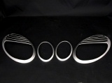 Mercedes-Benz E class ѥѡ W211 SILVER<br>HEAD LIGHT RING 07y LOOK ʥ᡼