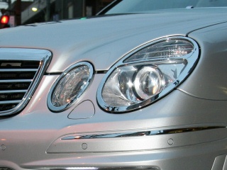 Mercedes-Benz E class ѥѡ W211 CHROME<br>HEAD LIGHT RING type-2 奤᡼