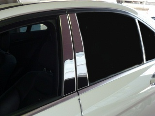 Mercedes-Benz C class ѥѡ W204 STAINLESS PILLAR MOULDING 奤᡼