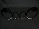 Mercedes-Benz E class ѥѡ W211 BLACK<br>HEAD LIGHT RING 07y LOOK ʥ᡼