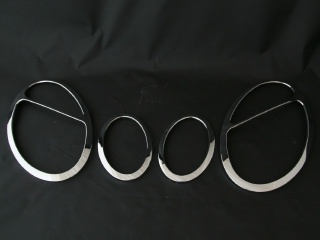 Mercedes-Benz E class ѥѡ W211 CHROME<br>HEAD LIGHT RING type-2 ʥ᡼