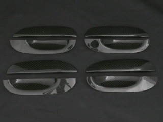 BMW 5꡼ ѥѡ BLACK CARBON DOOR HANDLE COVER<br>(RHD) ʥ᡼