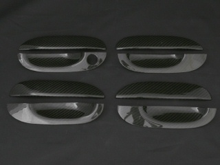 BMW 5꡼ ѥѡ BLACK CARBON DOOR HANDLE COVER<br>(LHD) ʥ᡼