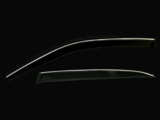 Mercedes-Benz S class 用パーツ 『W221 ロング クロームライン付ドアバイザー』 商品イメージ