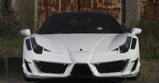 Ferrari ե顼 458 ꥢ ѥѡ إե顼458 Front Bonnet - Visible Carbon Fibre - ʥ᡼