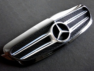 Mercedes-Benz C class ѥѡ W205 쥬 AVG STYLE GRILL ֥å ʥ᡼