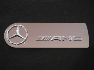Mercedes-Benz G class 用パーツ 『W463 ステンレスAMGスペアタイヤカバー エンブレム』 商品イメージ
