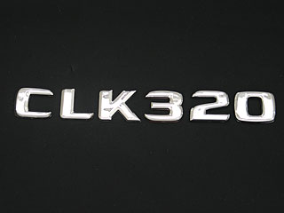 Mercedes-Benz CLK class 用パーツ 『クローム エンブレム CLK320』 商品イメージ