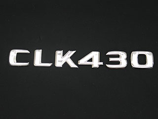 Mercedes-Benz CLK class 用パーツ 『クローム エンブレム CLK430』 商品イメージ