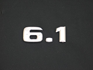 Mercedes-Benz SL class 用パーツ 『クローム エンブレム 6.1』 商品イメージ