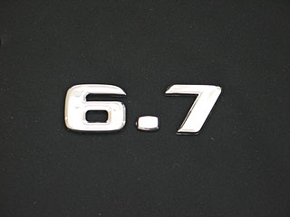 Mercedes-Benz CL class 用パーツ 『クローム エンブレム 6.7』 商品イメージ
