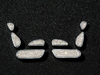Mercedes-Benz S class 用パーツ 『パワーシート スイッチカバー スワロフスキー』 商品イメージ