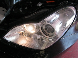 Mercedes-Benz SL class 用パーツ 『SPARK LED ウェッジバルブ』 装着イメージ
