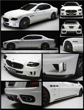 MASERATI ޥƥ Quattroporte ѥѡ إȥݥ BLACK BISON  åȡ 奤᡼