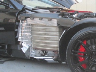 Mercedes-Benz SLR McLaren 用パーツ 『DEVIL Sports C199 SLR エキゾースト』 装着イメージ