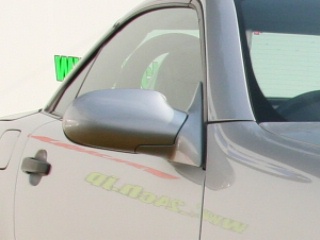 Mercedes-Benz CLK class 用パーツ 『ウィンカー付 ドアミラーカバー 未塗装』 装着イメージ