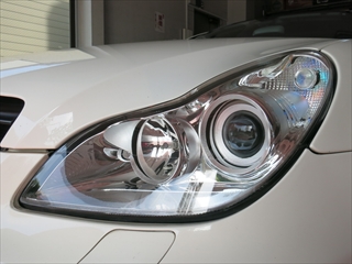 Mercedes-Benz CLS class 用パーツ 『W219 補修用 ヘッドライトレンズ』 装着イメージ